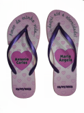 Chinelo Personalizado Casamento - Até 100 Pares